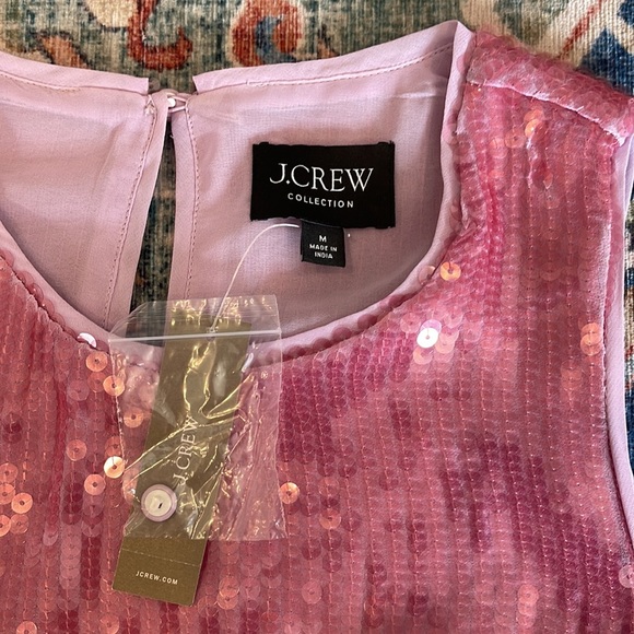 Super cute J.Crew Sequin Shell Top NWT - Picture 2 of 3